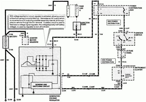 1990 lincoln town car alternator wiring diagram 