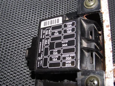 1990 miata fuse box diagram 