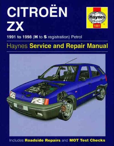 1991 1994 Citroen Zx Petrol Workshop Repair Service Manual Complete Informative For Diy Repair 9734 9734 9734 9734 9734