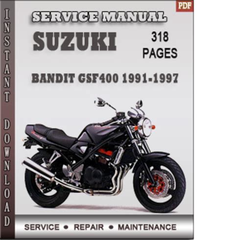 1991 1997 Suzuki Gsf400 Bandit Service Repair Manual