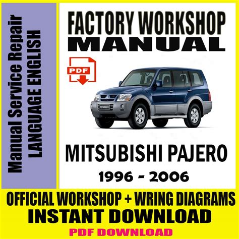 1991 1999 Mitsubishi Pajero Factory Service Repair Manual Download 1991 1992 1993 1994 1995 1996 1997 1998 1999