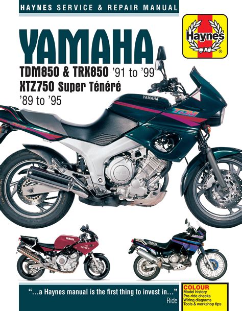 1991 1999 Yamaha Tdm850 Motorcycle Workshop Factory Service Repair Manual