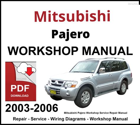 1991 2003 Mitsubishi Pajero Service Repair Manual Megapack