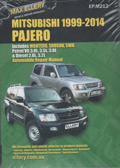 1991 2004 Mitsubishi Pajero Montero Pajero Sport Montero Workshop Repair Service Manual