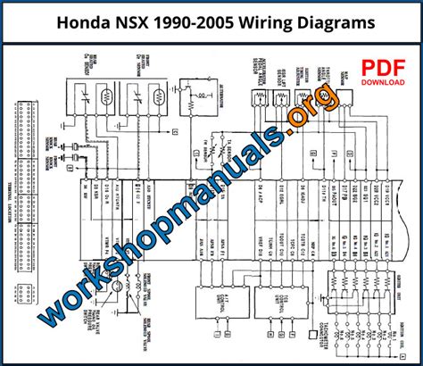 1991 Acura NSX Manual and Wiring Diagram