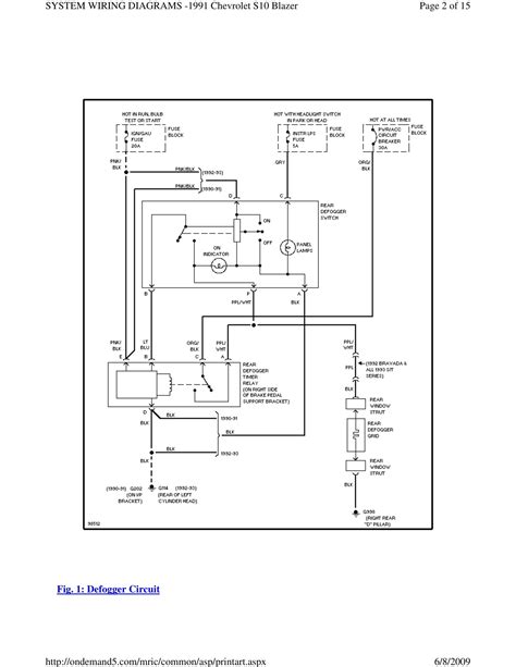 1991 Blazer Wiring Diagram