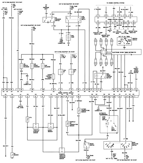 1991 Cadillac Deville Main Wiring Diagram