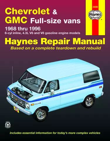 1991 Chevrolet G20 Service Repair Manual Software