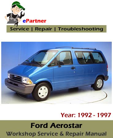 1991 Ford Aerostar Service Repair Manual Software