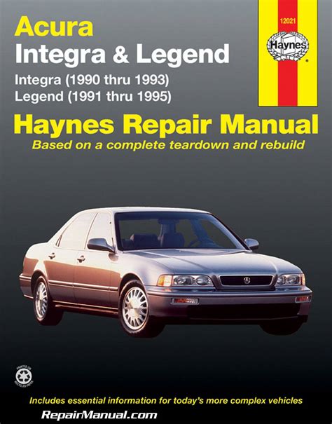 1991 Honda Legend Service Repair Manual