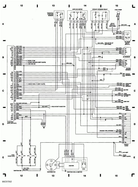 1991 Toyota Corolla Wiring Diagram