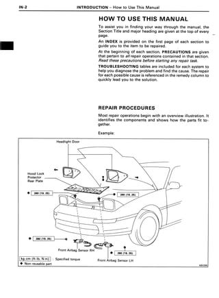 1991 Toyota Mr2 Service Repair Manual Software