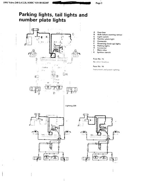 1991 Volvo 240 Tail Light Wiring Diagram