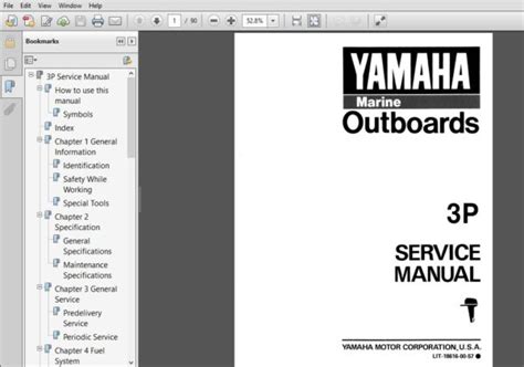 1991 Yamaha3 Hp Outboard Service Repair Manual