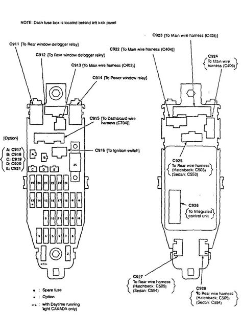 1991 acura integra fuse diagram 