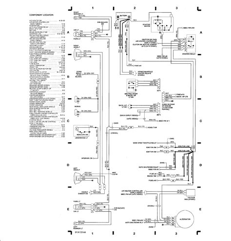 1991 dodge sel pickup wiring diagram 
