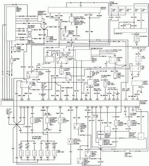 1991 ford explorer wiring diagram 