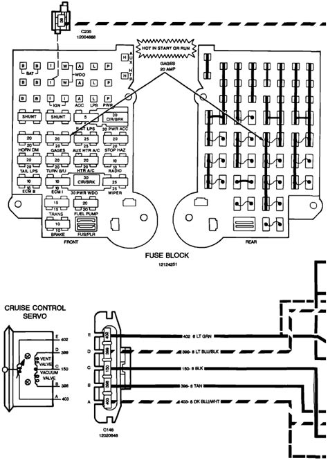 1991 g20 fuse box panel diagram 