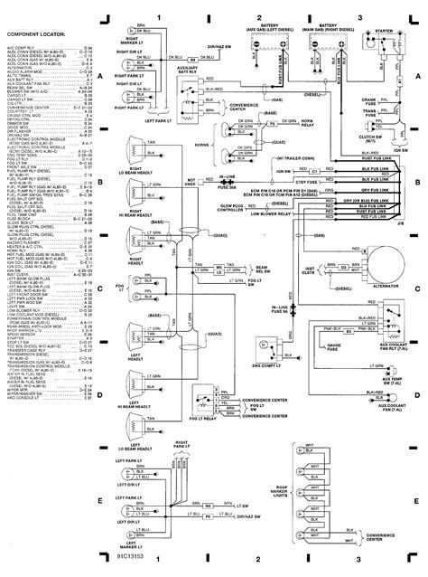 1991 gmc radio diagram wiring schematic 