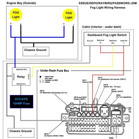 1991 honda accord radio wiring 