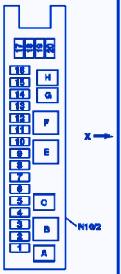 1991 mercedes fuse box diagram 