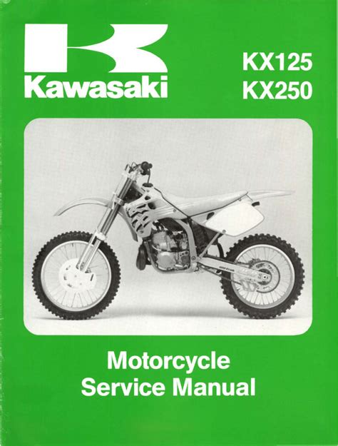 1992 1993 Kawasaki Kx125 Kx250 J1 J2 Service Repair Workshop Manual Original Fsm Free Preview