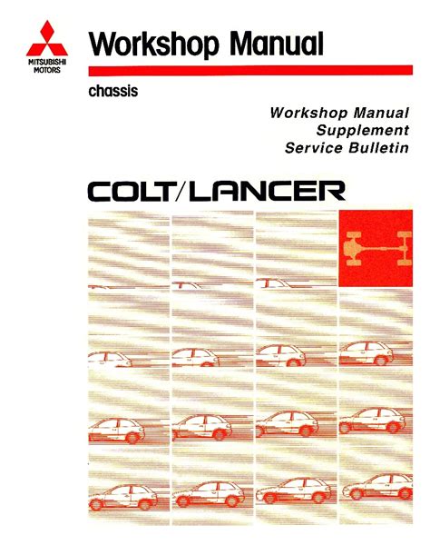 1992 1995 Mitsubishi Colt Lancer Service Repair Factory Manual Download 1992 1993 1994 1995