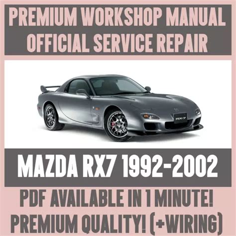 1992 1998 Mazda Rx7 Workshop Service Repair Manual