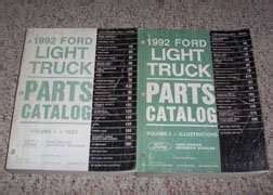 1992 Ford Explorer Parts Catalog