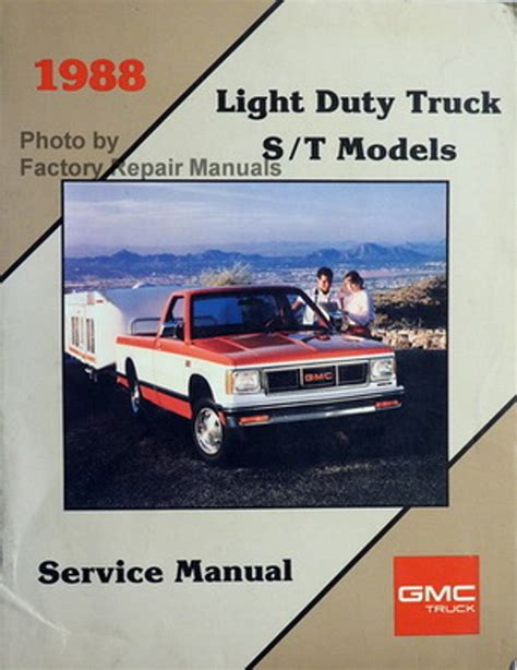 1992 Gmc S15 Jimmy Service Repair Manual Software