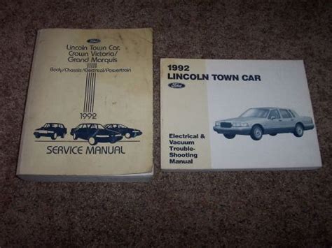 1992 Lincoln Town Car Service Repair Manual Software