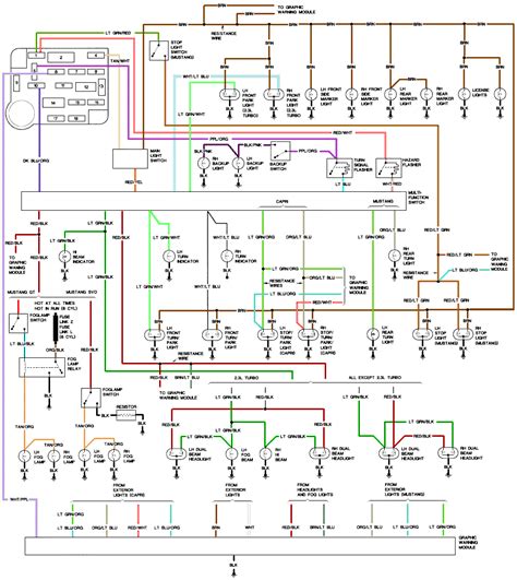 1992 Mustang Wiring Diagram