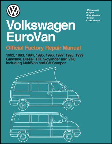 1992 Volkswagen Eurovan Service Repair Manual Software