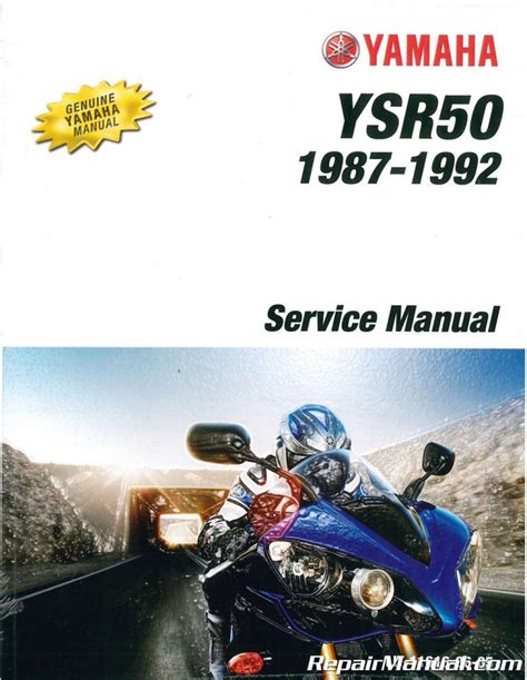 1992 Yamaha Ysr50 Service Repair Maintenance Manual