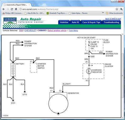 1992 Z28 Show Camaro Alternator Wiring Diagram