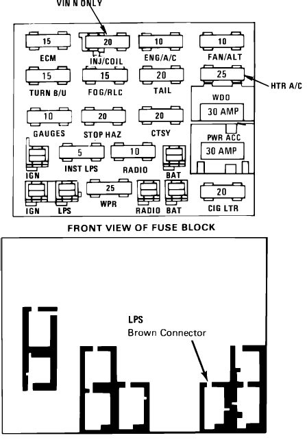 1992 buick century fuse box diagram 