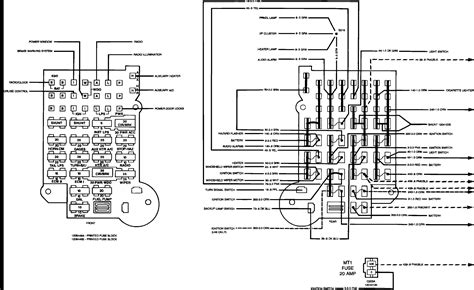 1992 chevrolet van fuse box 