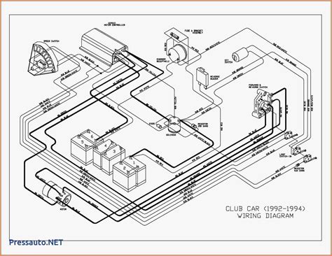 1992 club car wiring diagram 36 volt 