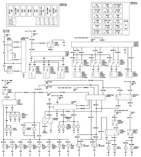 1992 mazda 626 wiring diagram 