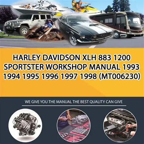 1993 1998 Harley Davidson Xlh 883 1200 Sportster Service Repair Manual Free Preview