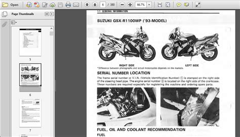 1993 1998 Suzuki Gsx R1100w Wp Wr Wr Ws Wt Service Repair Workshop Manual Download