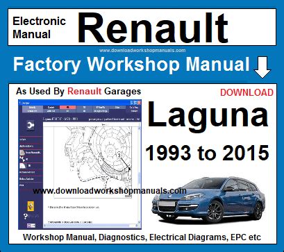 1993 2007 Renault Laguna I Ii Workshop Repair Service Manual