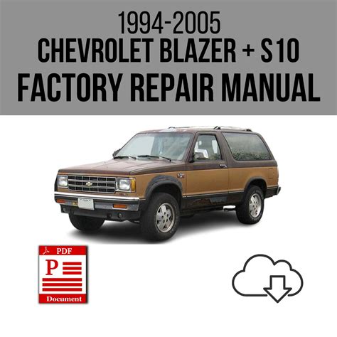 1993 Chevrolet S10 Blazer Service Repair Manual Software