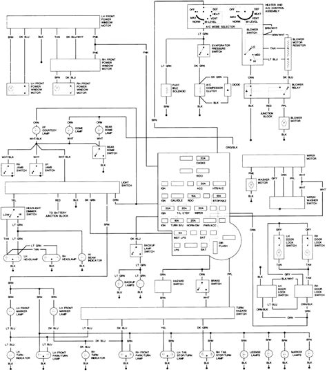 1993 Chevrolet S10 Blazer Wiring Diagram