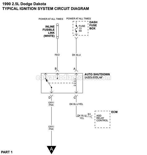 1993 Dodge Dakota Ignition Wiring Diagram