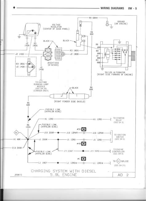 1993 Dodge Diesel Alternator Wiring