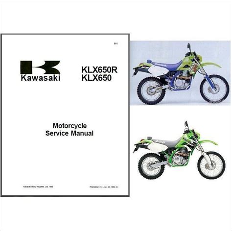 1993 Kawasaki Klx650 Klx650r Factory Service Repair Manual