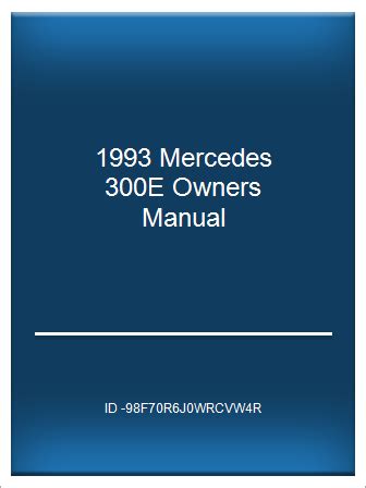 1993 Mercedes Benz 300e Service Repair Manual Software