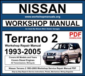 1993 Nissan Terrano 2 Service Repair Manual Download