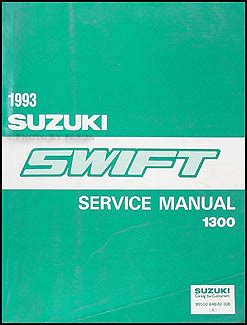 1993 Suzuki Swift Service Repair Manual Software